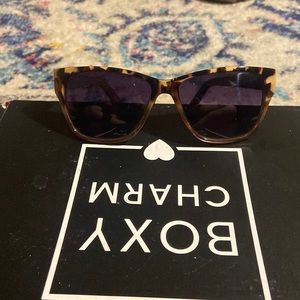 Betsey Johnson Leopard Sunglasses